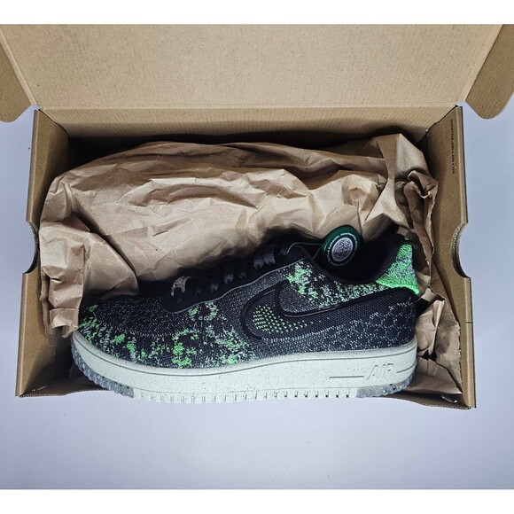 Nike Air Force 1 Low Crater Flyknit Shoes Sneakers Men\'s 10 AF1 DM0590-002 11.5W main image 4